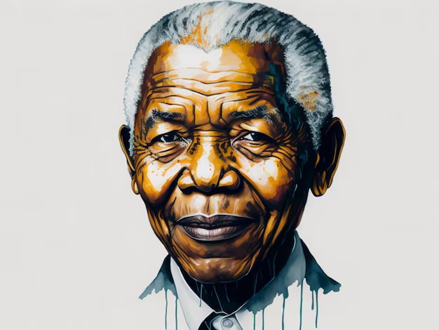 exemplos de grandes líderes Imagem ilustrativa de Nelson Mandela