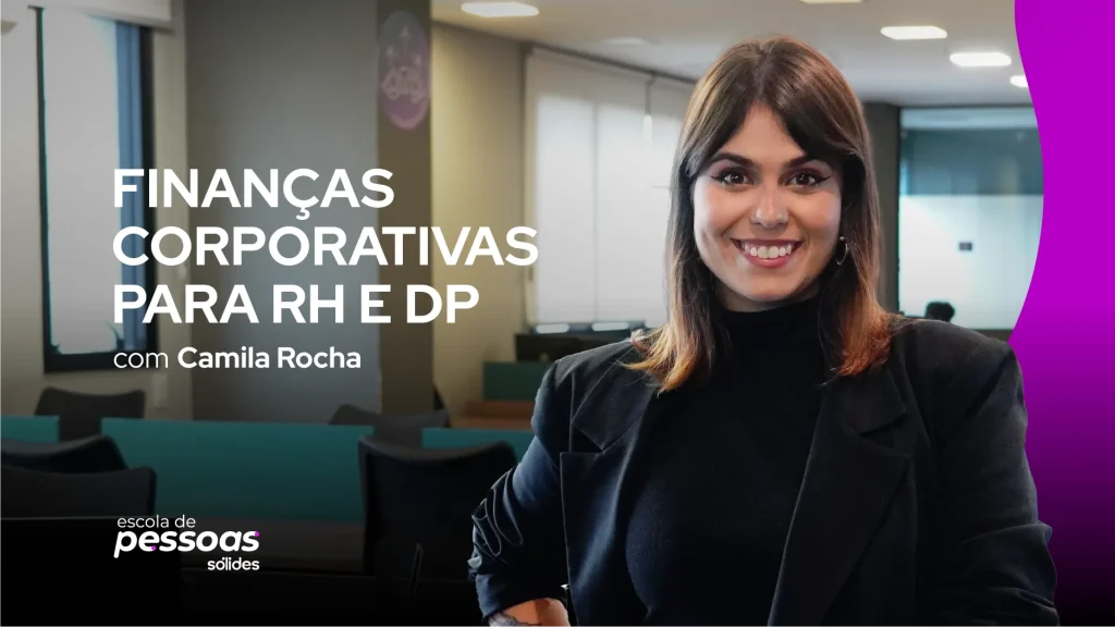 Imagem promocional do curso de Finanças corporativas para RH e DP