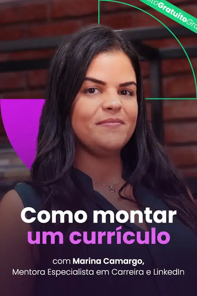Imagem promocional do curso como montar o seu currículo