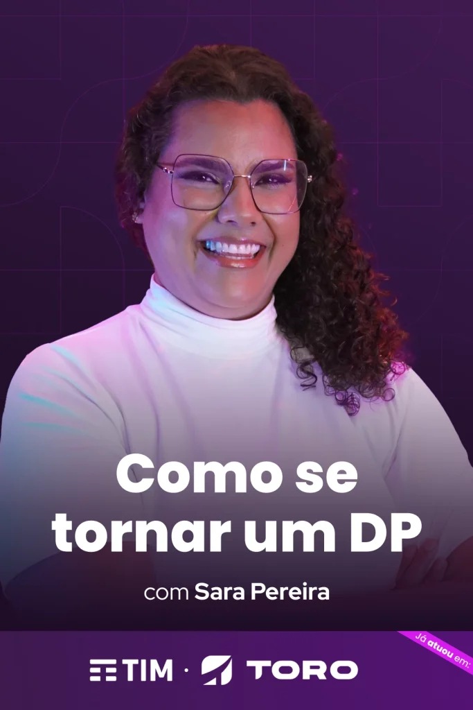 Thumb vertical da monitoria de Como se tornar um DP com Sara Pereira.