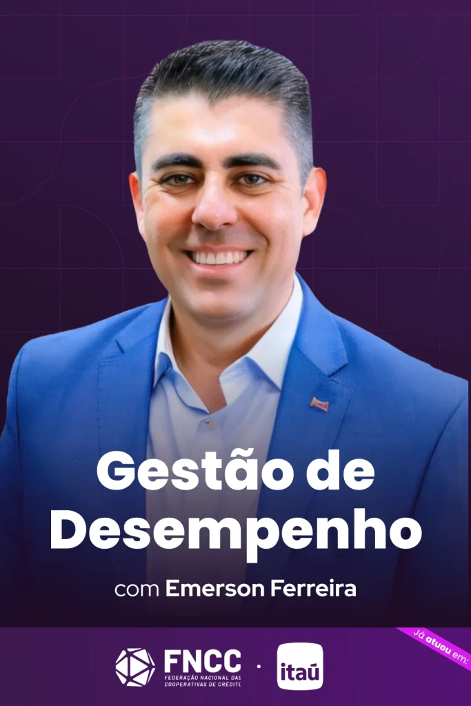 Thumb vertical da monitoria de Gestão de Desempenho com Emerson Ferreira.