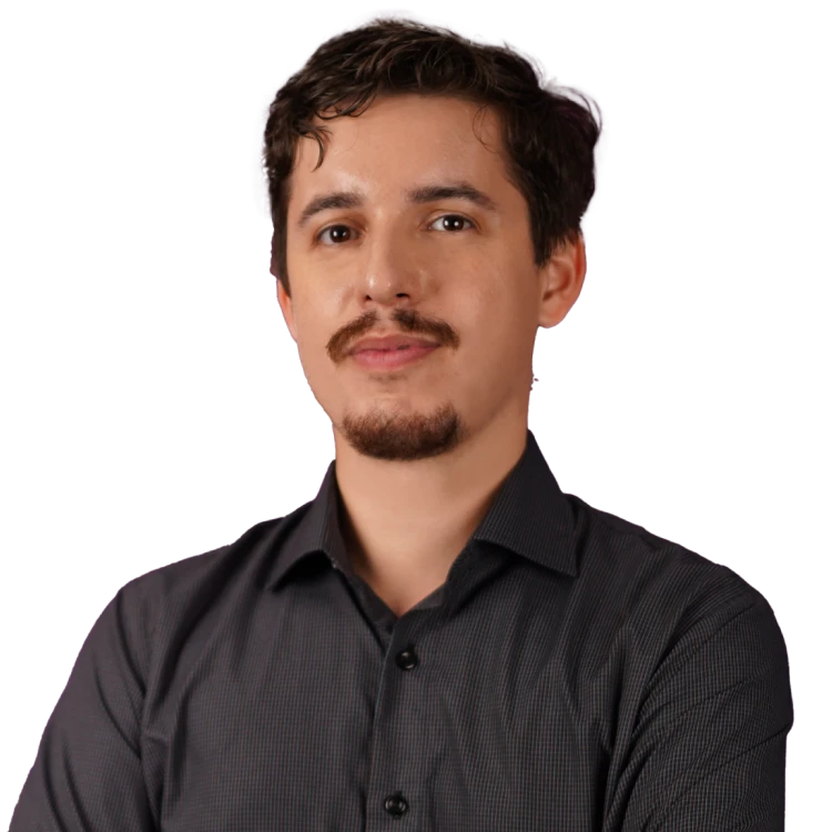 Foto do professor Guilherme Santos, do curso Formação Departamento Pessoal.