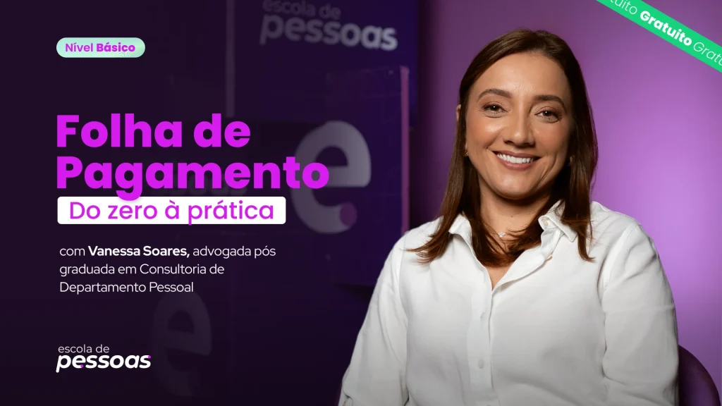 Capa do Curso Online Gratuito de Folha de Pagamento Nível Básico da Escola de Pessoas.